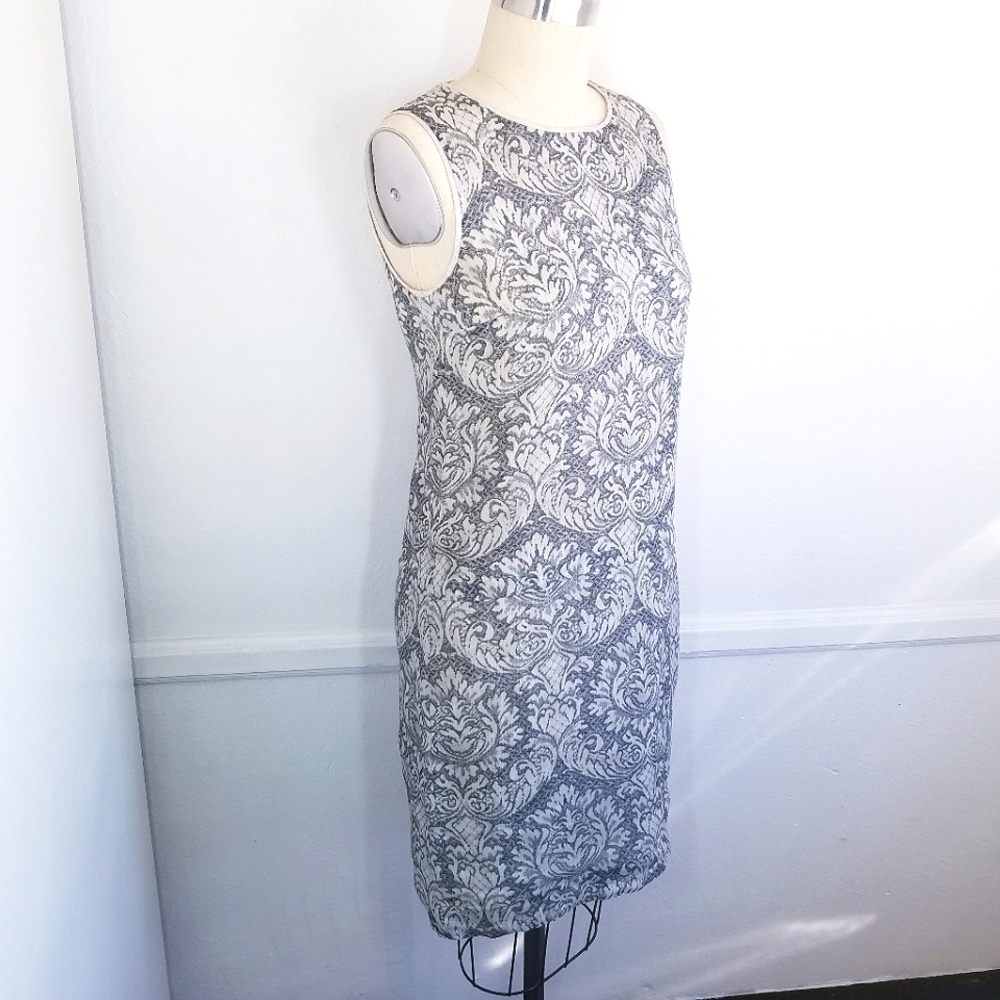 🌸 Max Mara | Lace Printed Cotton blend Mini Dress 6‎
